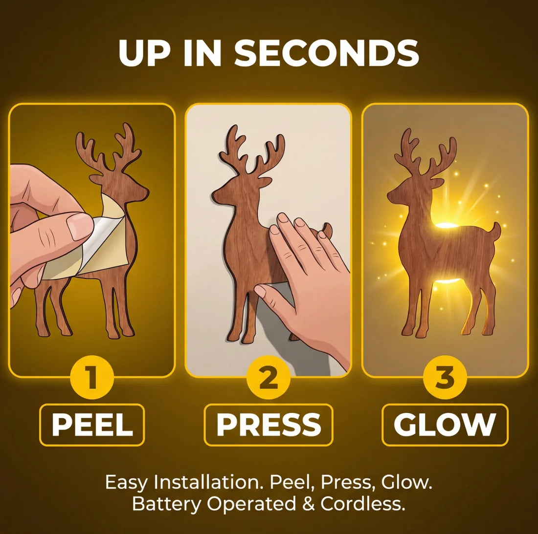 MerryPearls™ Reindeer Lights (5 pieces)